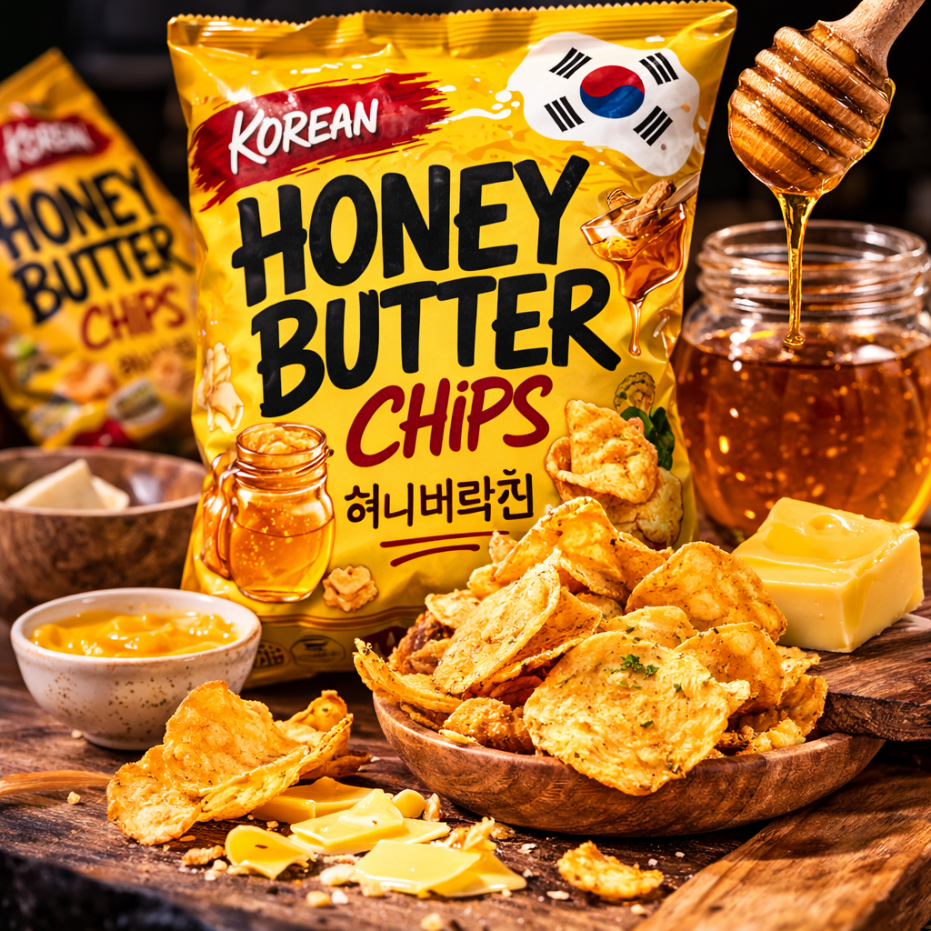 Korean honey butter chips