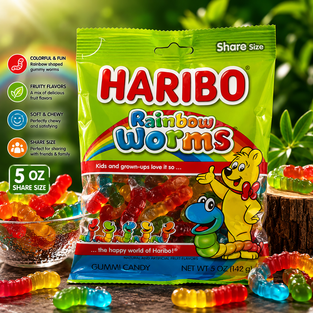 HARIBO Rainbow Worms