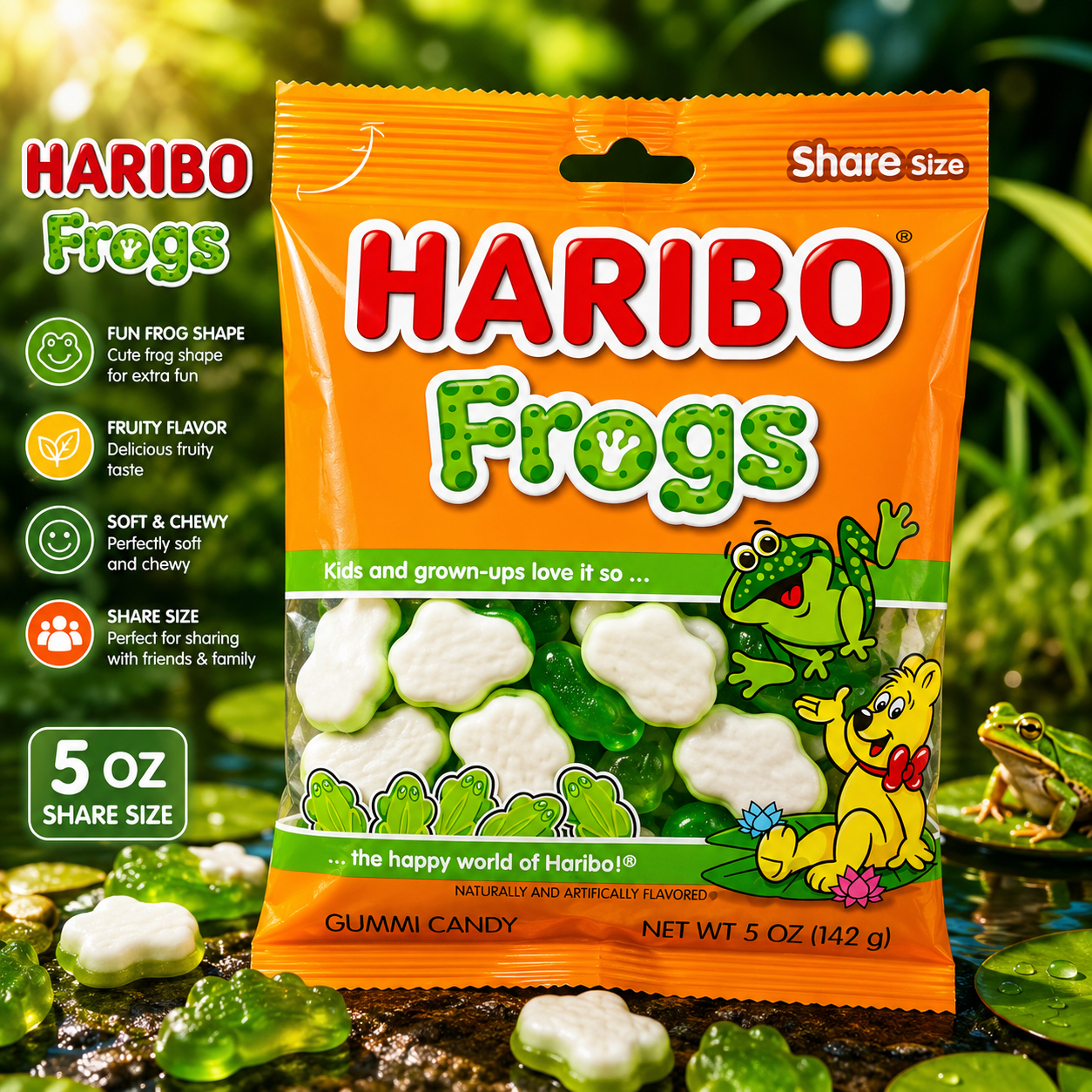 HARIBO Frogs gummies